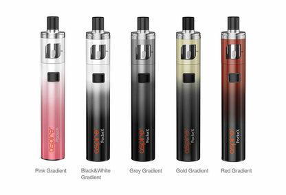 NEW Gradient ASPIRE Starter Pockex Vape Kit Pocket AIO All in One - vapeswholesale