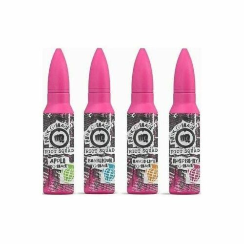 Riot Squad e liquid Vape Juice 0mg 50ml 70/30 Black Edition Punx Menthol - vapeswholesale