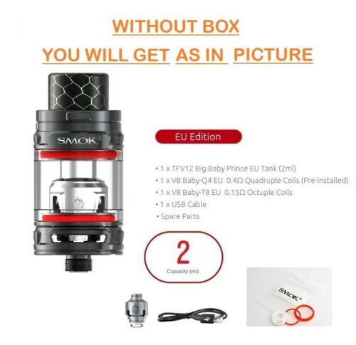 Smok TFV12 Prince Tank Big Baby P-Tank Black 2ml - vapeswholesale