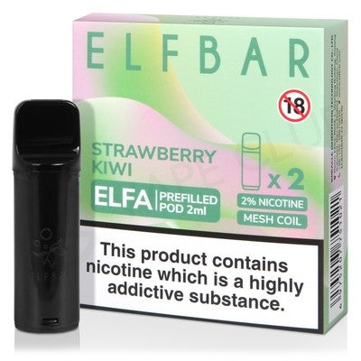 Box of 10 Elf Bar Elfa Pre-Filled Pods - vapeswholesale